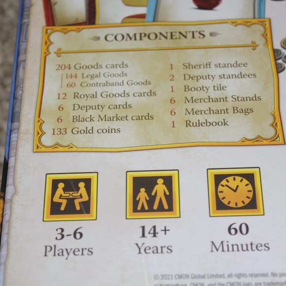 Sheriff of Nottingham 2nd Edition Board Game Merchants 14+ CMON NEW - Picture 7 of 7